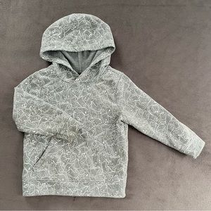 Old Navy 2T Hoodie Gray with Ghosts